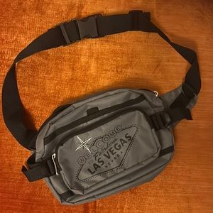 Welcome to fabulous Las Vegas Nevada grey and black Fanny pack belt bag